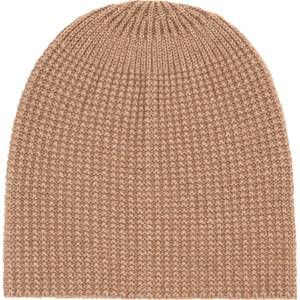 NEW CAROLINA AMATO emma cashmere hat in camel